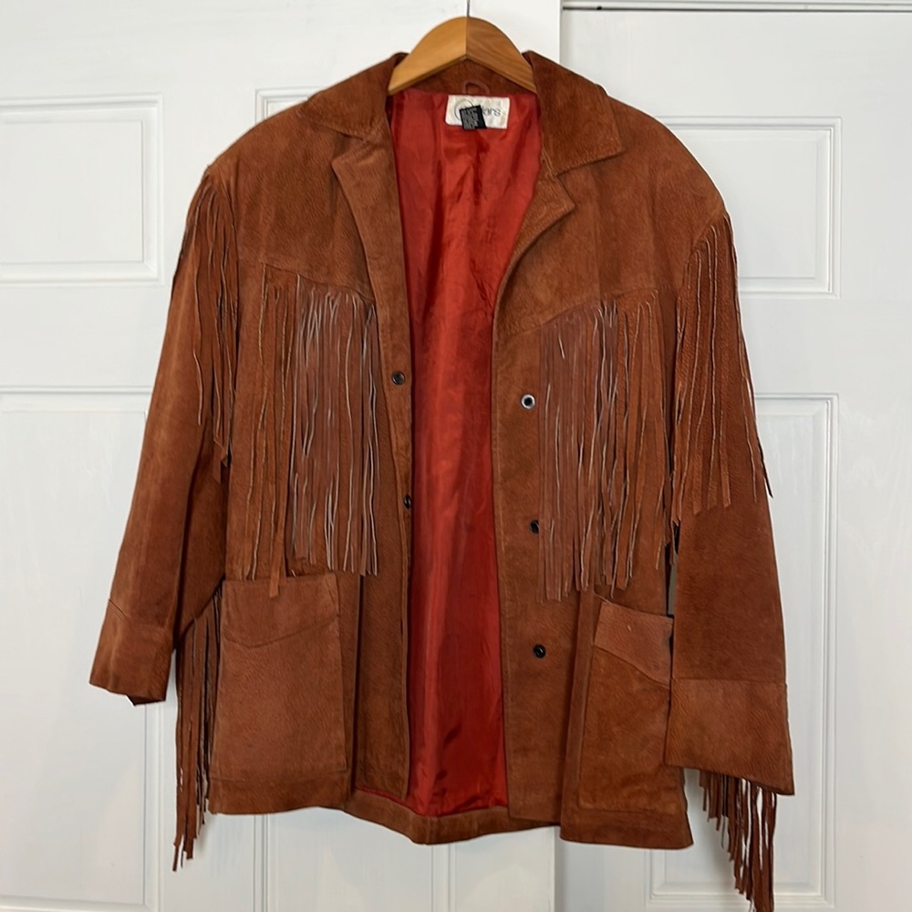 Vintage Fringe Mens Jacket